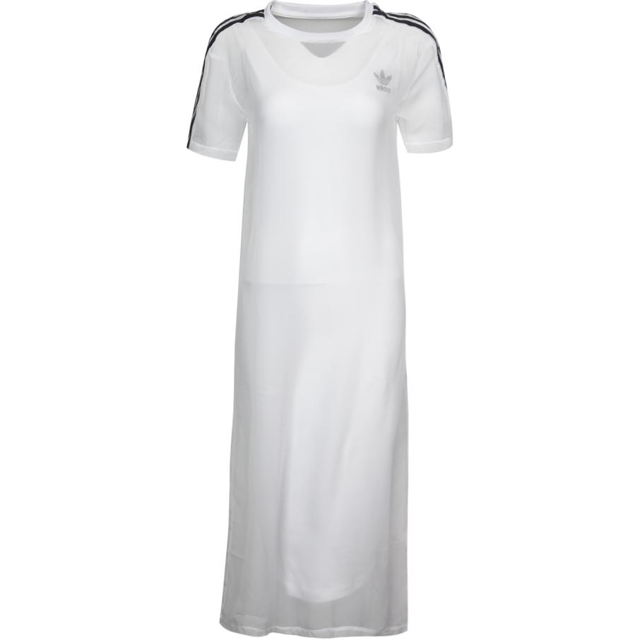 

Adidas Originals Женское платье с коротким рукавом White