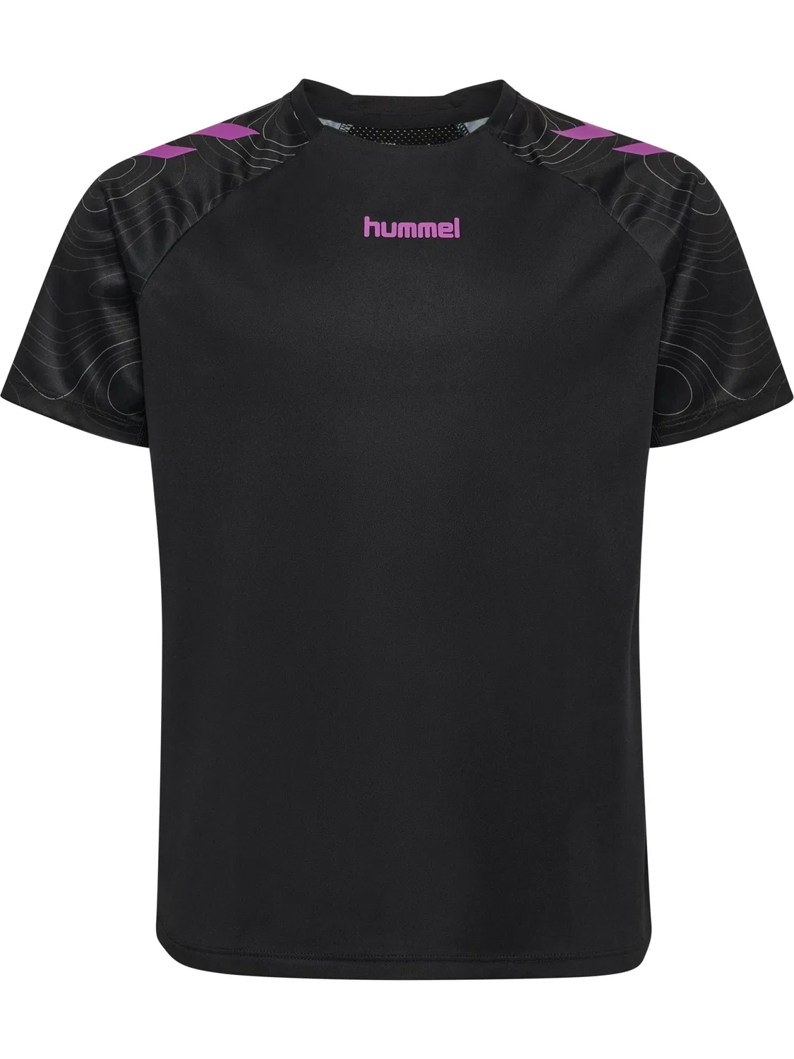 Функциональная футболка тренировочная Hummel, черный/далия