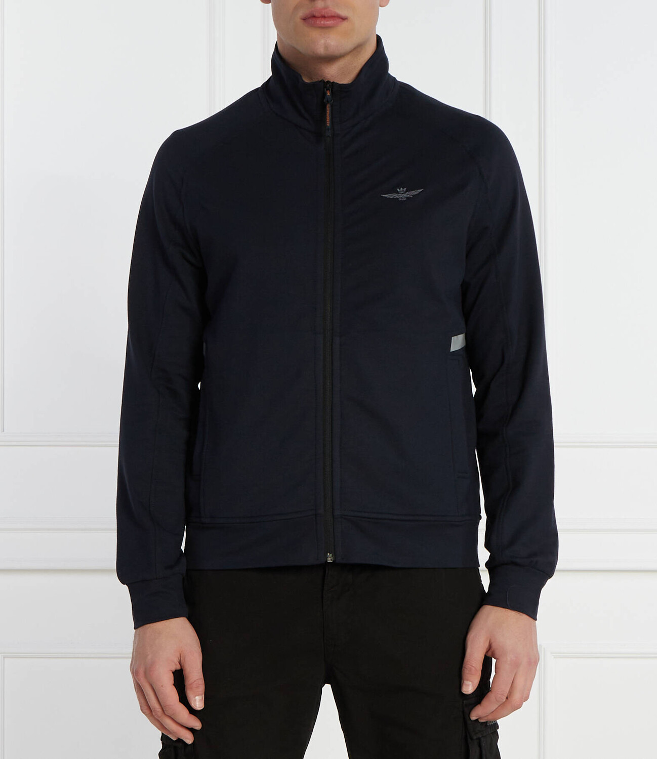 

Спортивная толстовка Aeronautica Militare Regular Fit, темно-синий