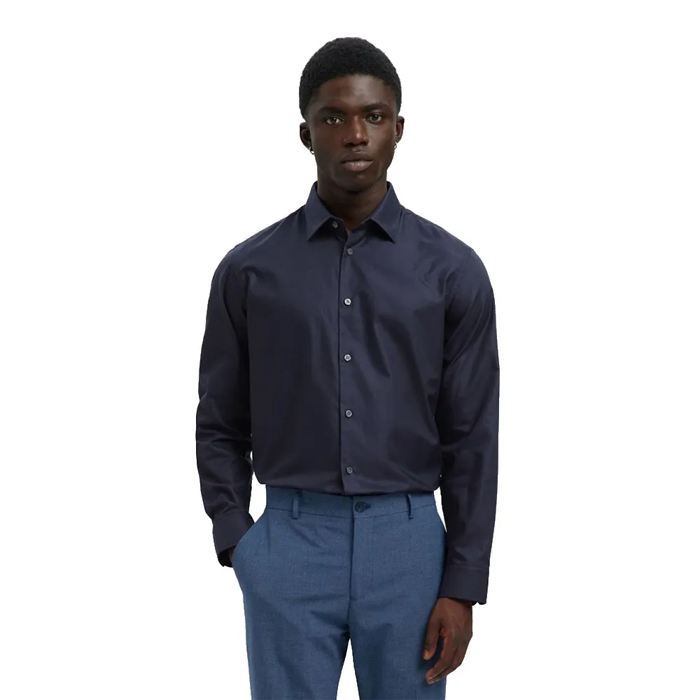 

Рубашка Selected Clark Slim Fit, синий