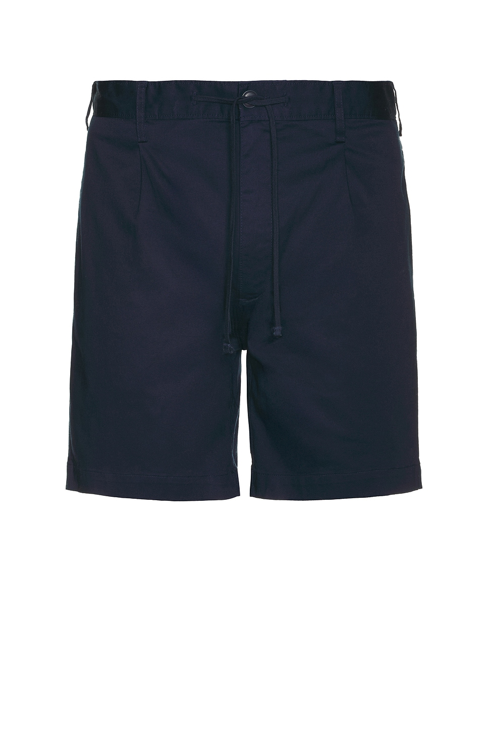 

Шорты из окрашенного хлопка с затягивающимся шнурком Onia, deep navy