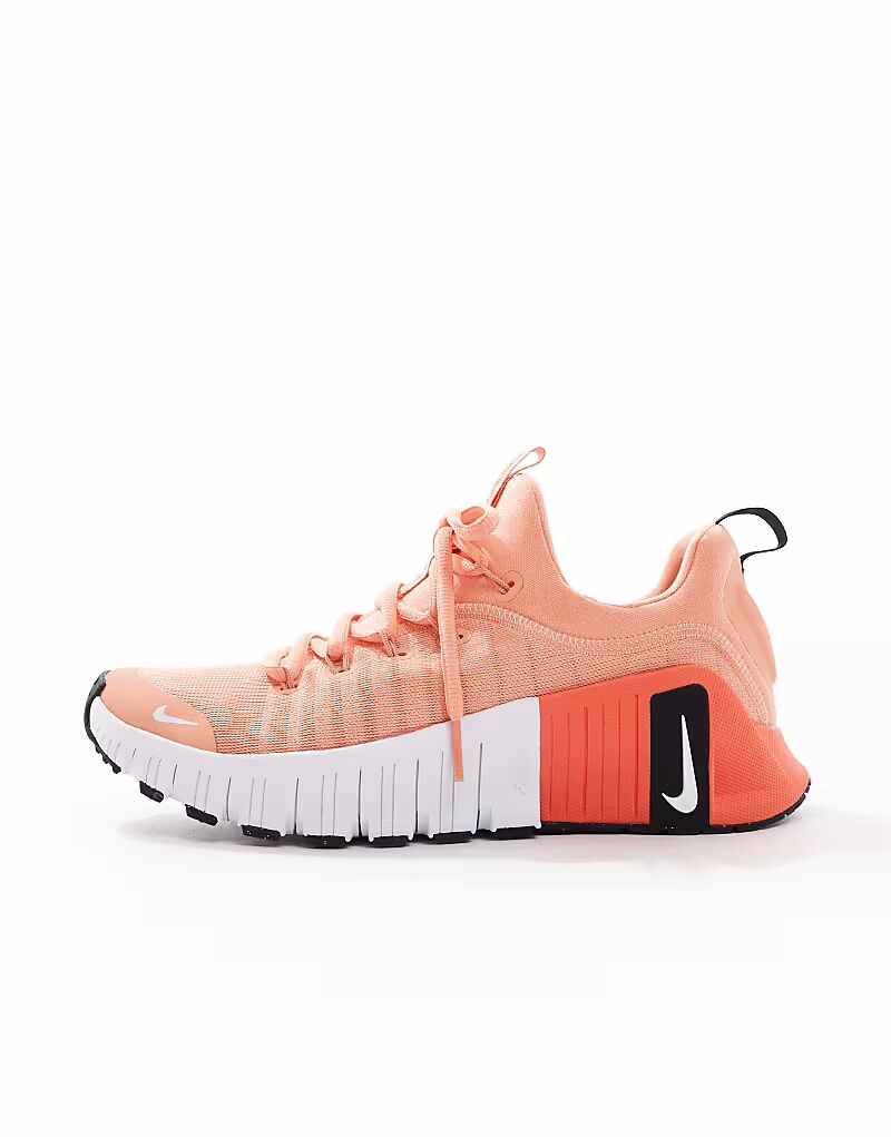 Кроссовки Nike Training Free Metcon 6 оранжевого цвета — фото 2