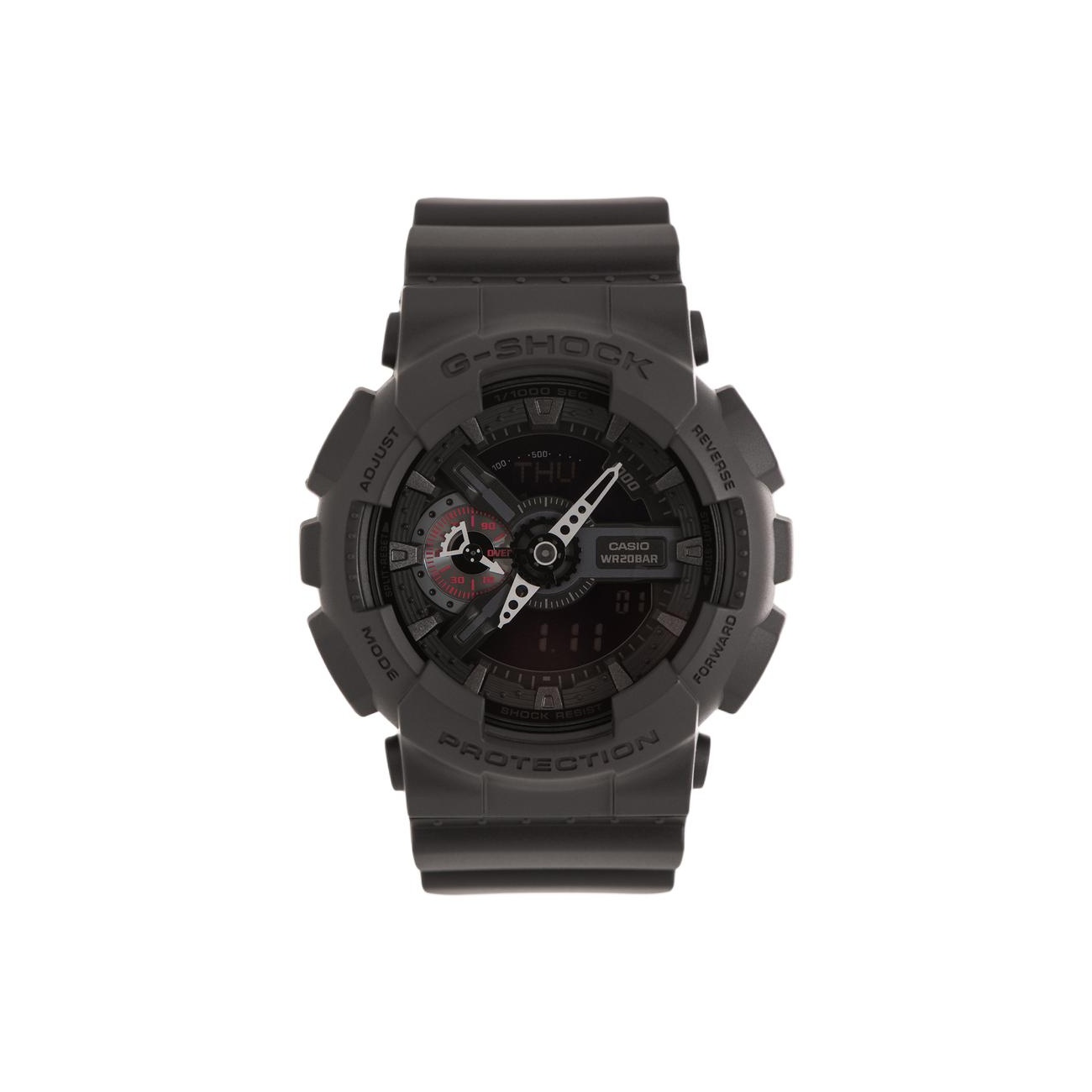 

G-SHOCK Часы G SHOCK G SHOCK Black Warrior Quartz Movement Resin Strap Watch Men's Watch Black Dial