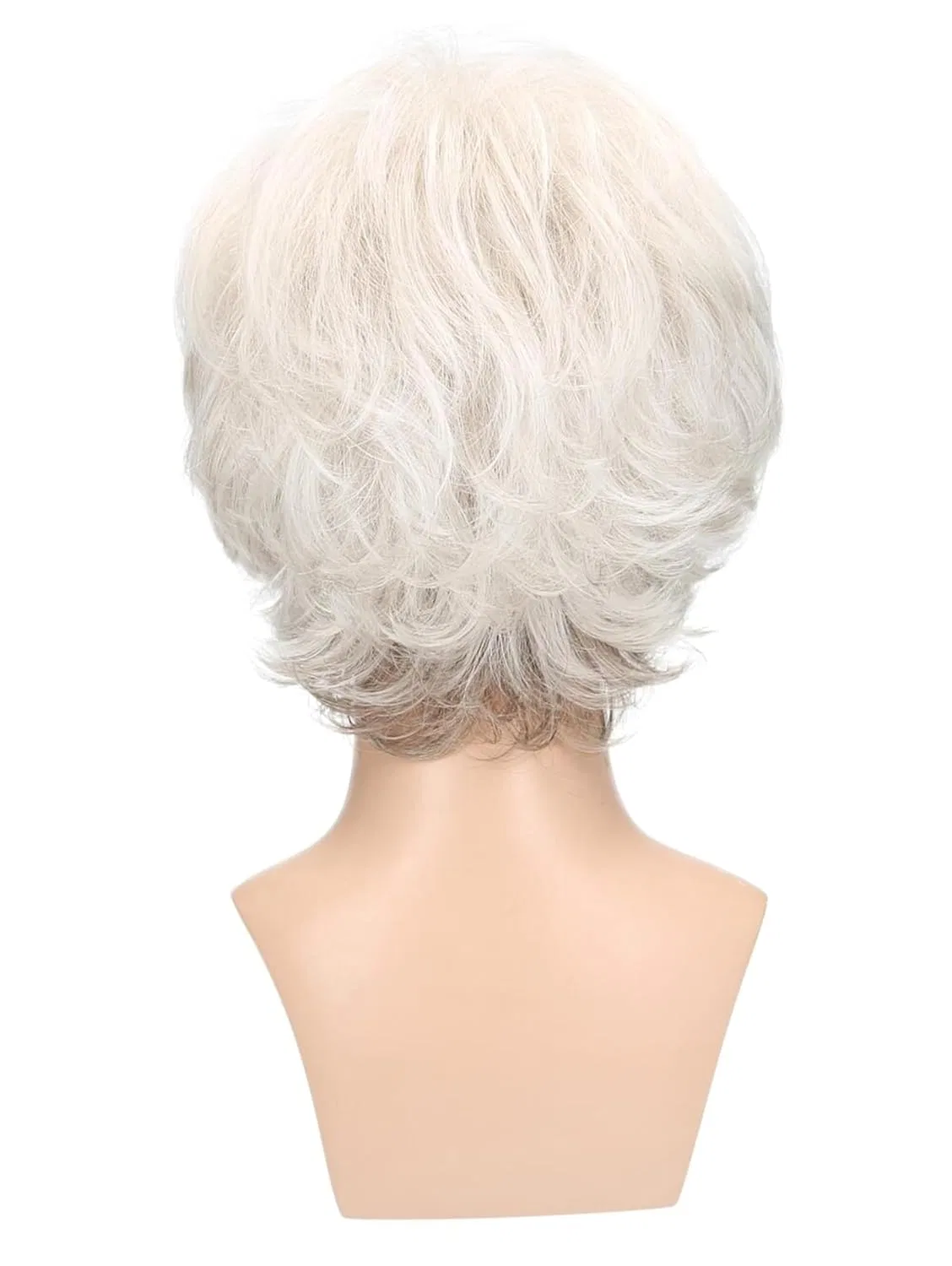 Парик «Ella» из синтетических волос от Lofty Lofty, Natural White, Dark Neck — фото 4