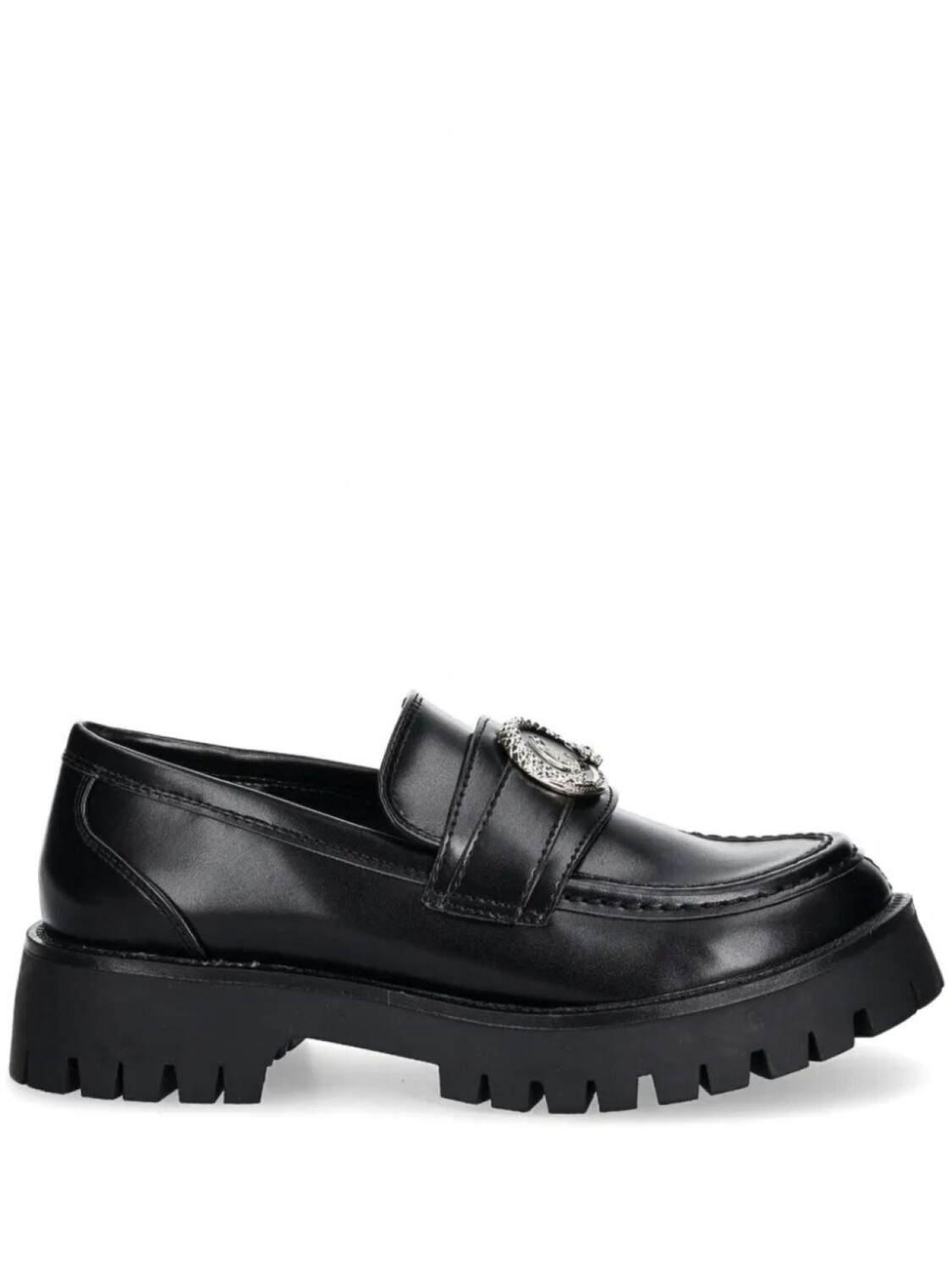

Мокасины с логотипом Just Cavalli, черный