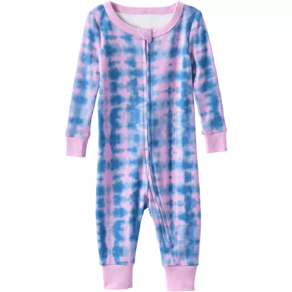 

Детская пижама на молнии Lands' End, цвет lavender tie dye