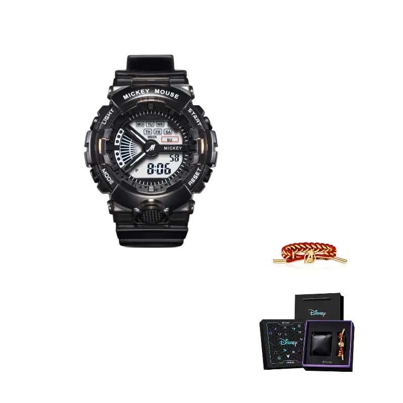 

Disney Часы Electronic Movement Watch Unisex Black Dial, Dark Shadow Black