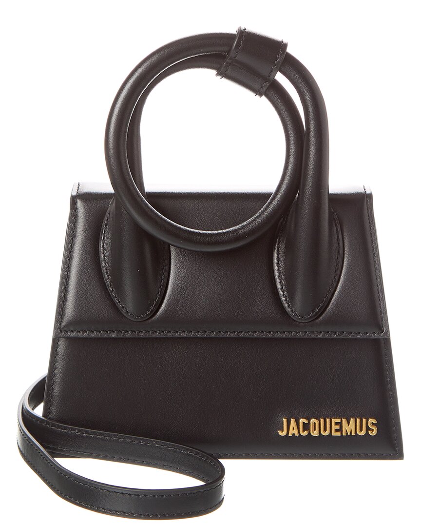 

Кожаная сумка через плечо Jacquemus Le Chiquito Noeud, черный
