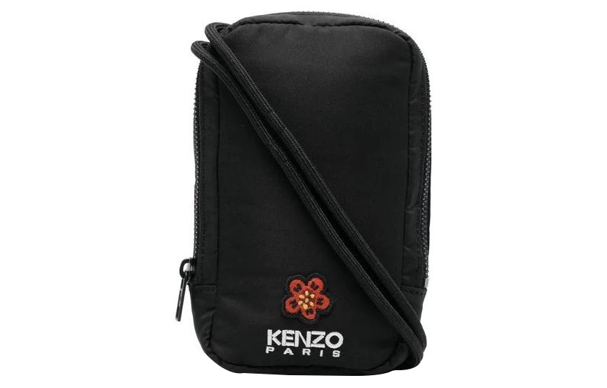 

KENZO Полиэстеровый наплечный чехол для телефона мужской черный