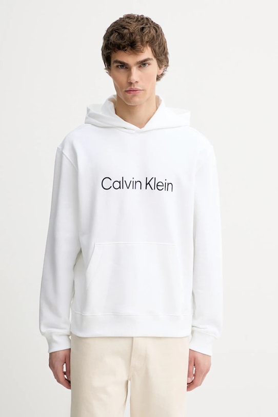 

Хлопковая толстовка Calvin Klein, белый