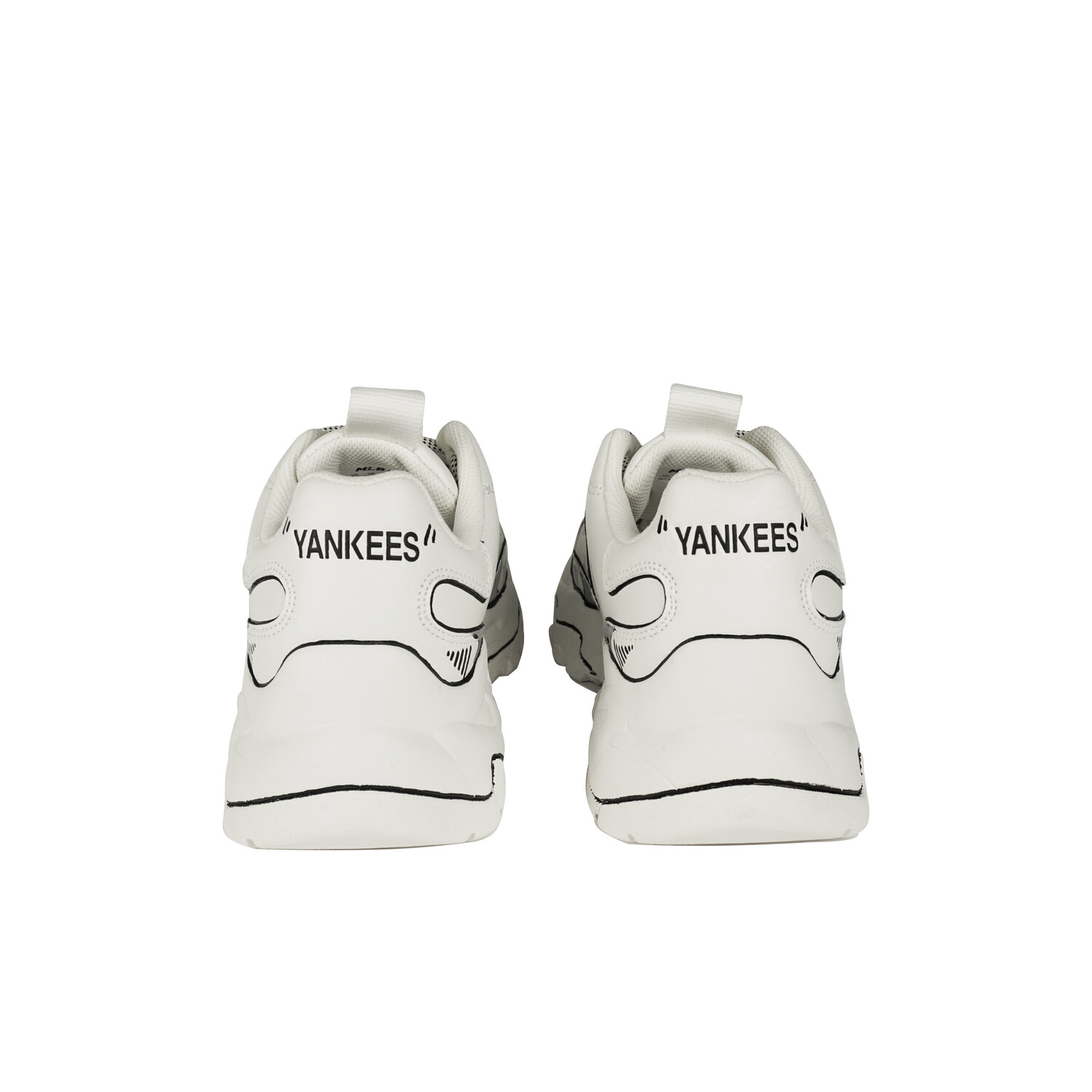 

Кроссовки MLB Chunky Sneakers Unisex Low-top Blue, белый