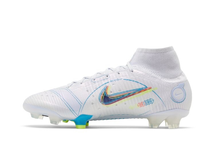 Кроссовки Nike Mercurial Superfly 8 Elite FG, серый — фото 3