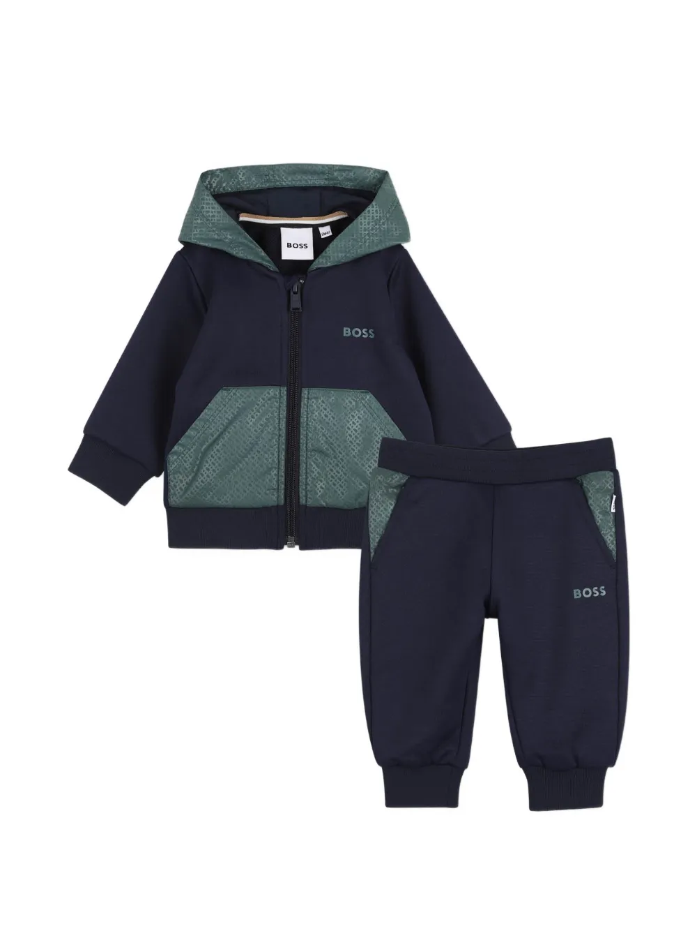 

Спортивный костюм с капюшоном Boss Kidswear, синий
