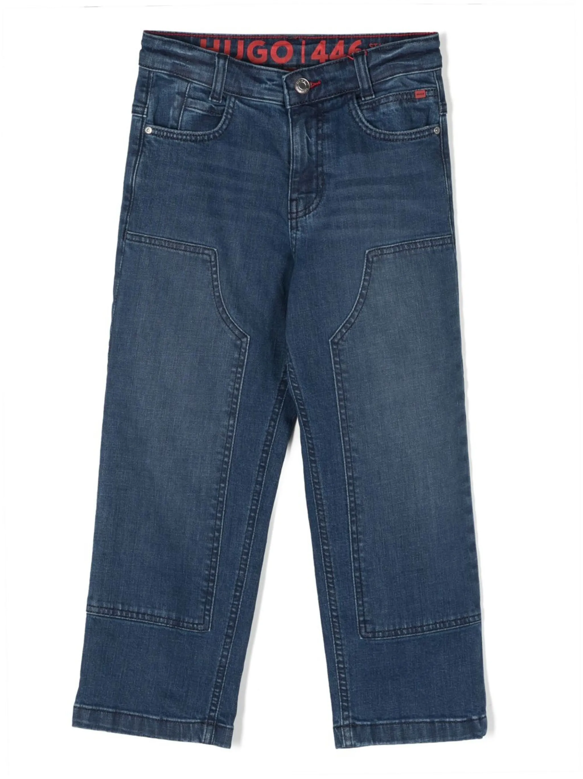 

Прямые джинсы Hugo Kids, синий