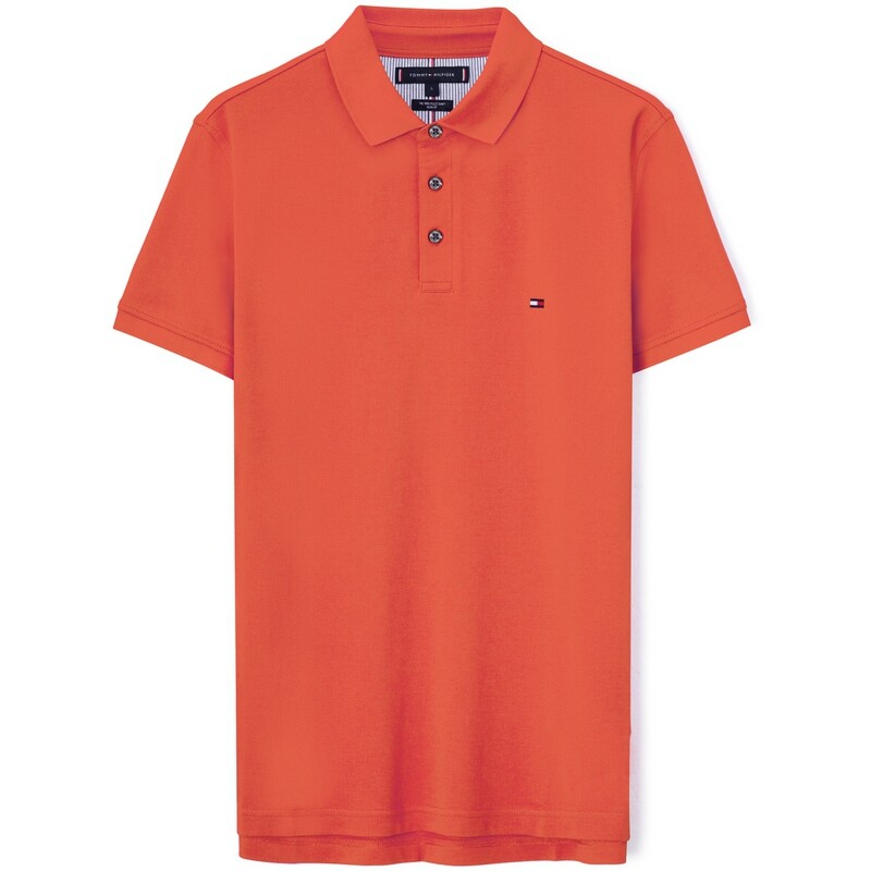 

Рубашка поло мужская, 1985 года, оранжево-красная SNX Tommy Hilfiger, красный