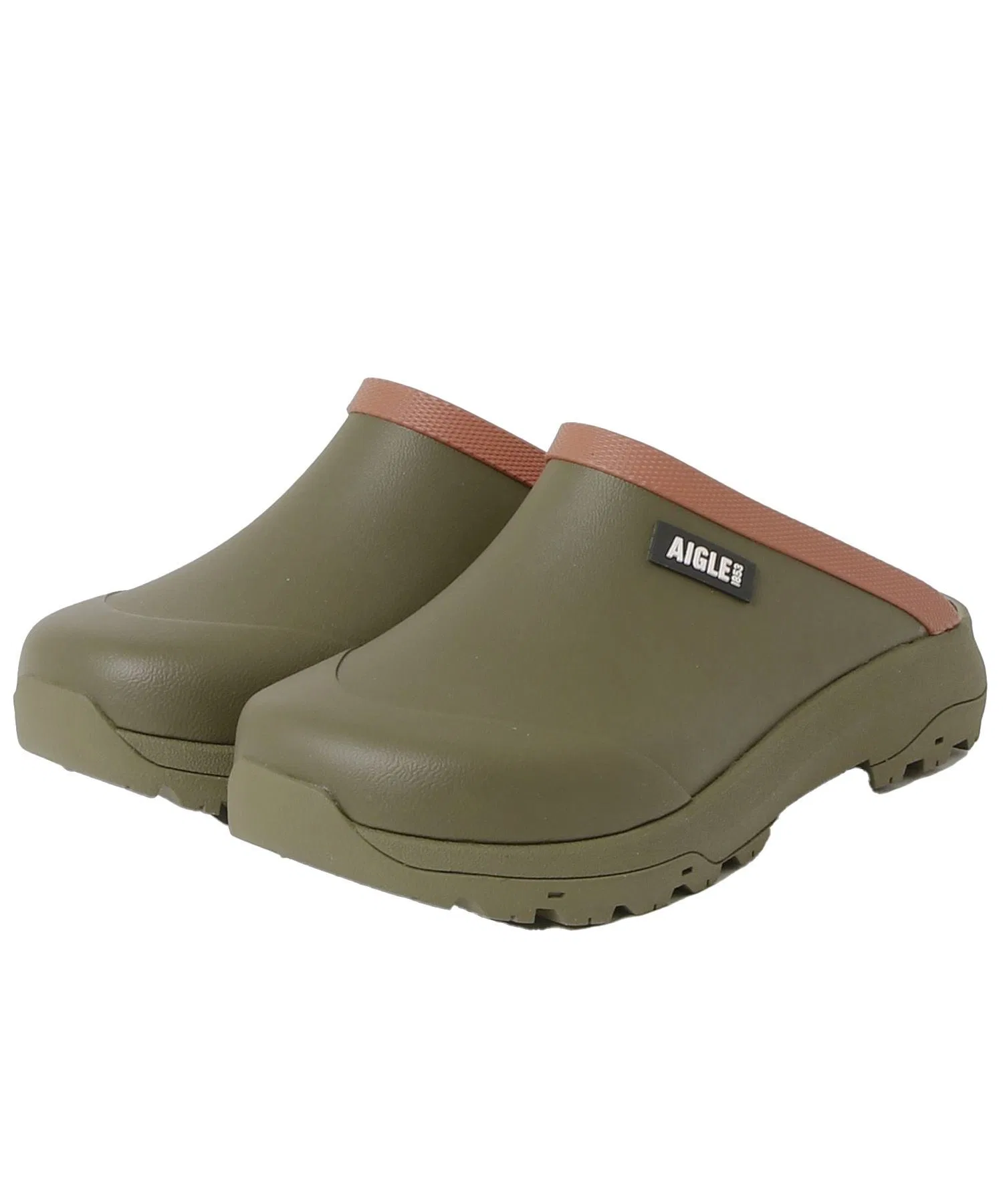 Унисекс сабо из натурального каучука AIGLE CORLAY бежевые — фото 2