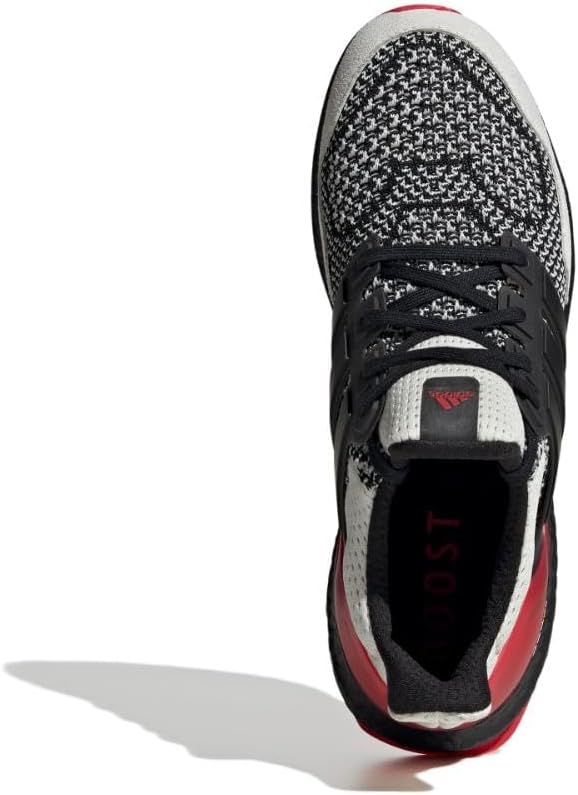 Мужские кроссовки для бега Adidas Ultraboost 1.0, белый/черный/алый — фото 3