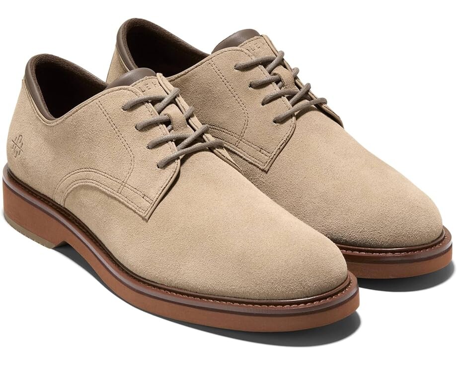 

Оксфорды Cole Haan American Classics Montrose Plain Toe, цвет Dark Latte Suede/Dark Sequoia