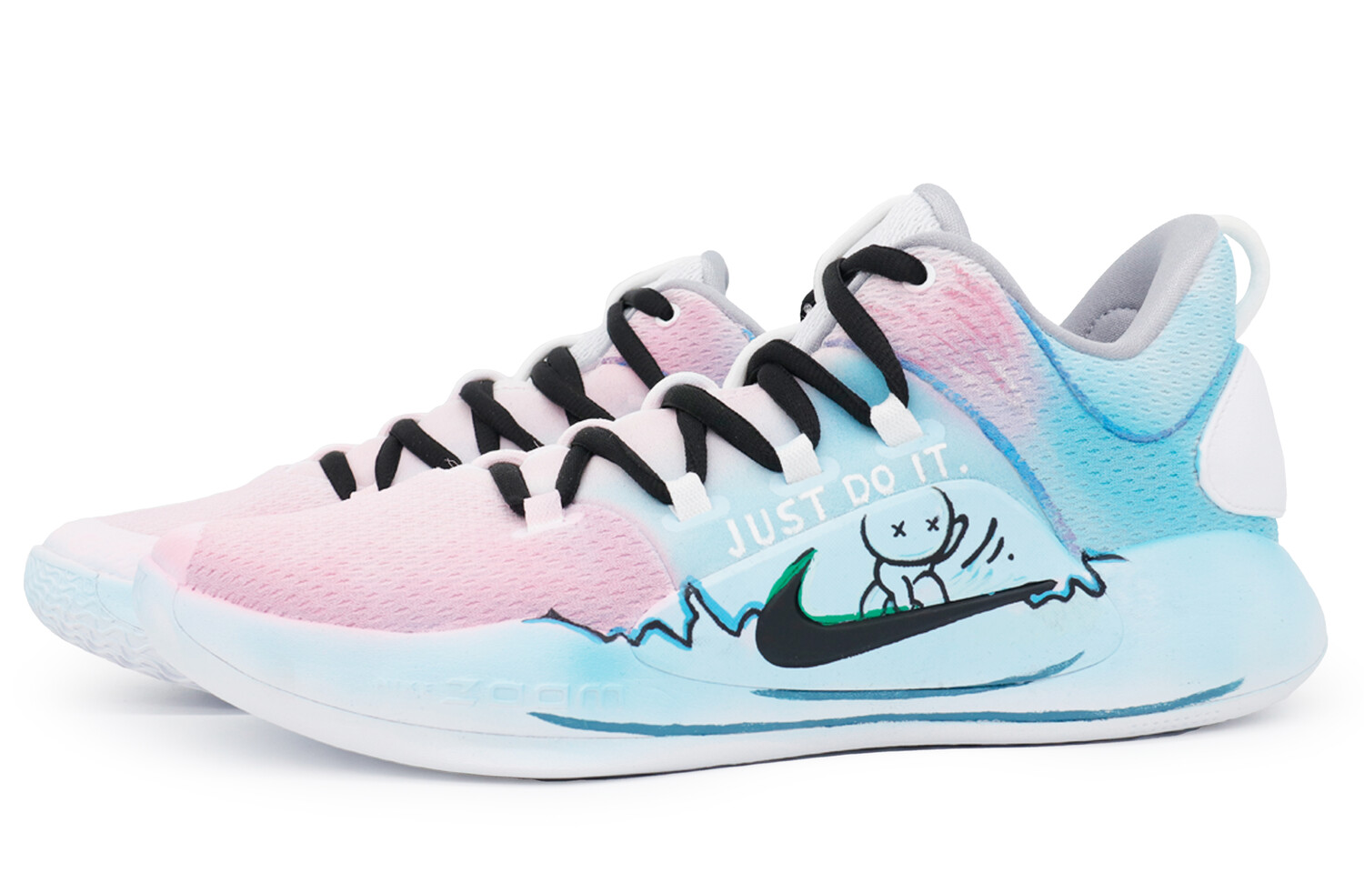 

Баскетбольные кроссовки Hyperdunk X мужские с низким верхом розового цвета Nike