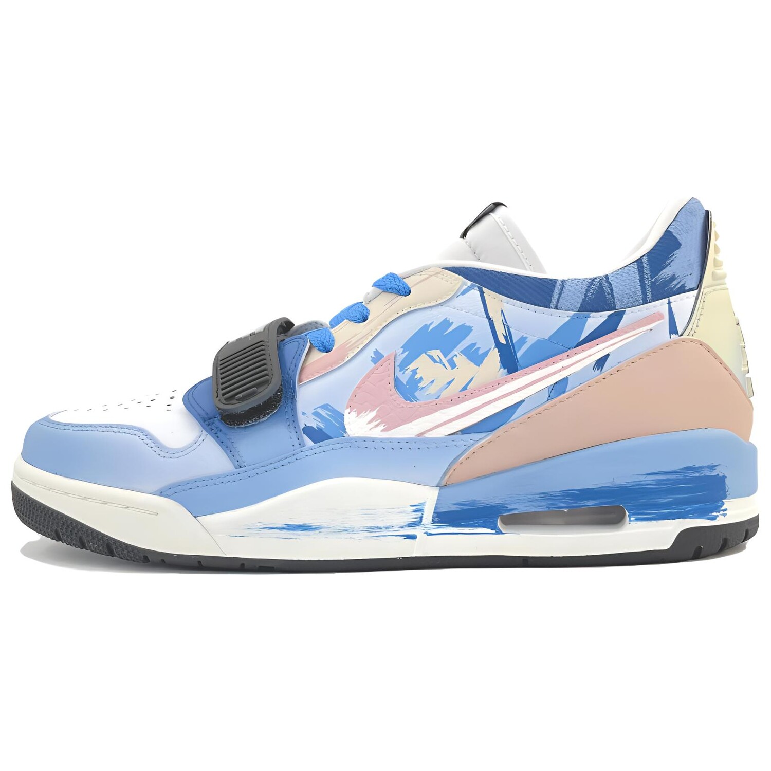 

Кроссовки Jordan Legacy 312 Vintage Basketball Shoes Men Low-top Blue, синий