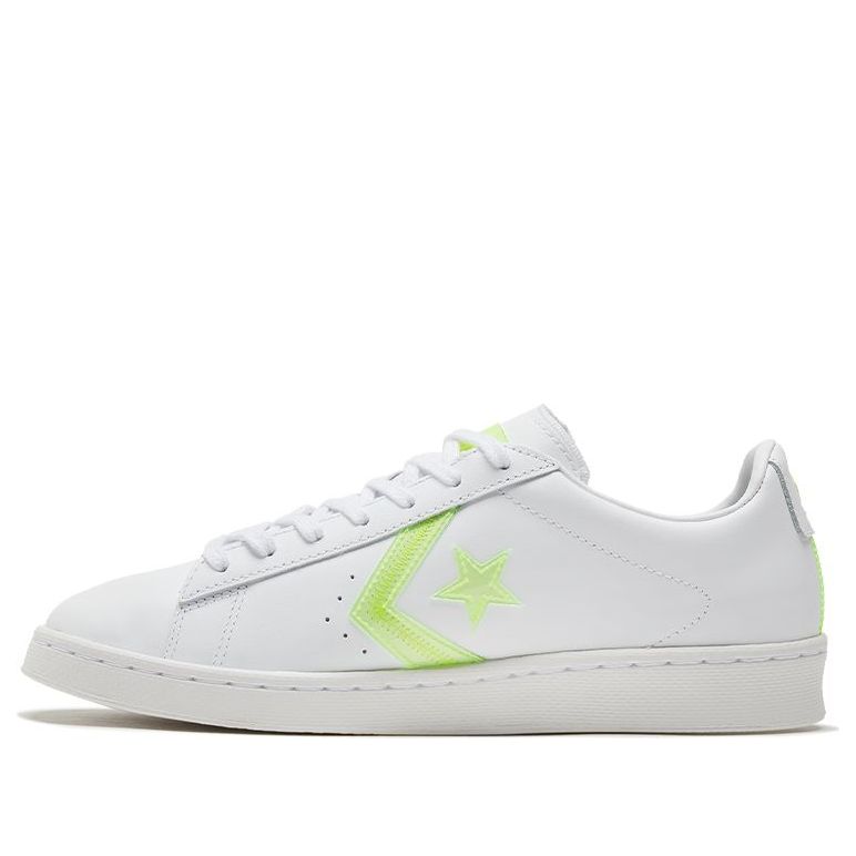 

Кеды Converse Pro Leather Low 'Hi-Vis Collection - White Lemon Neon', белый