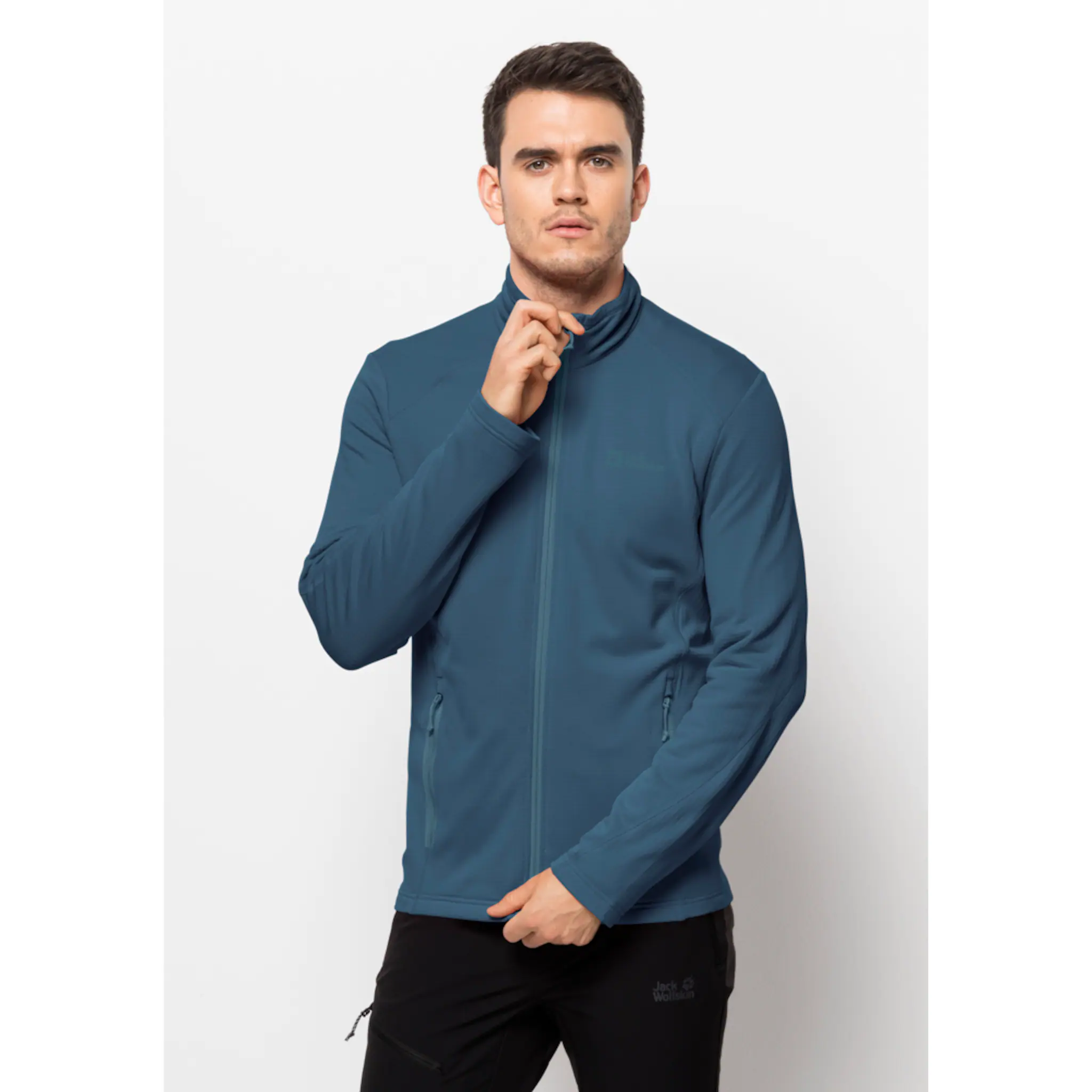 

Флисовая куртка Jack Wolfskin "KOLBENBERG FZ M", цвет Dark-Sea