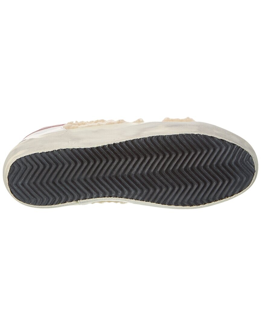 Кроссовки Golden Goose Superstar из овчины и кожи, белый