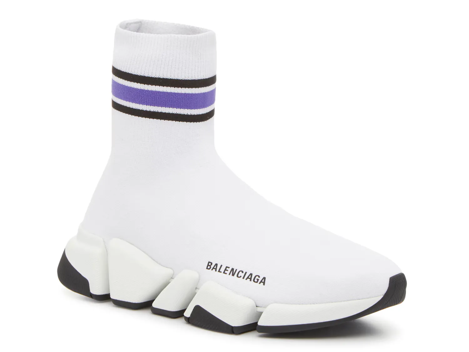 

Кроссовки Speed 2.0 High-Top Sneaker Balenciaga, белый/мультиколор