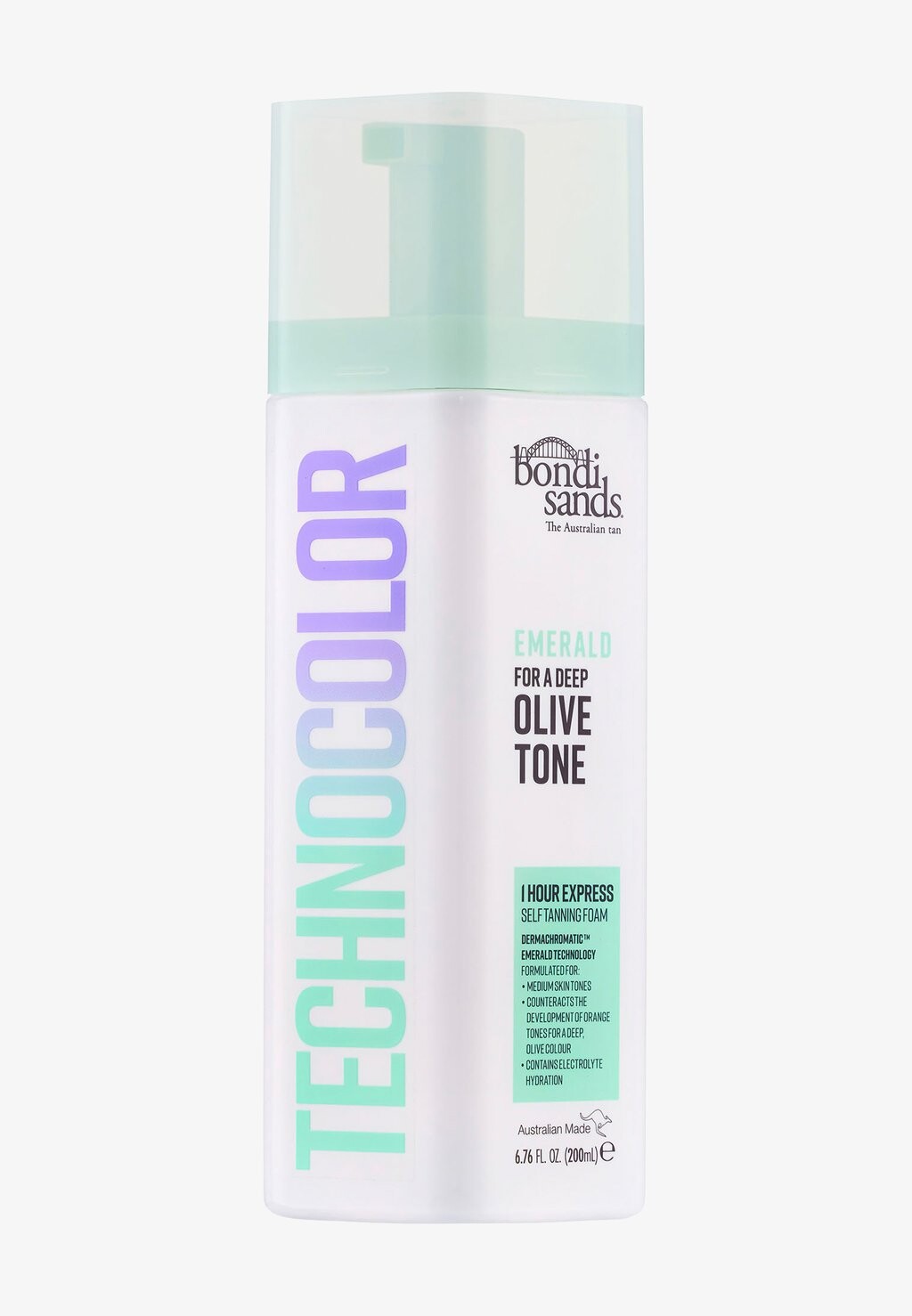 

Солнцезащитный крем Bondi Sands Technocolor 1 Hour Express Self Tanning Foam Emerald 200Ml Bondi Sands, цвет emerald