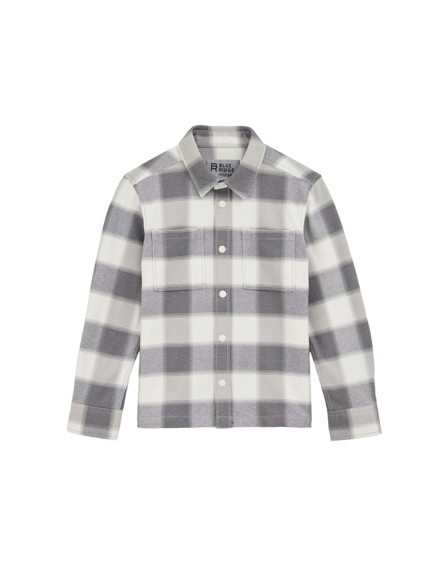 

Рубашка на пуговицах классического кроя WE Fashion, Grey/Light grey