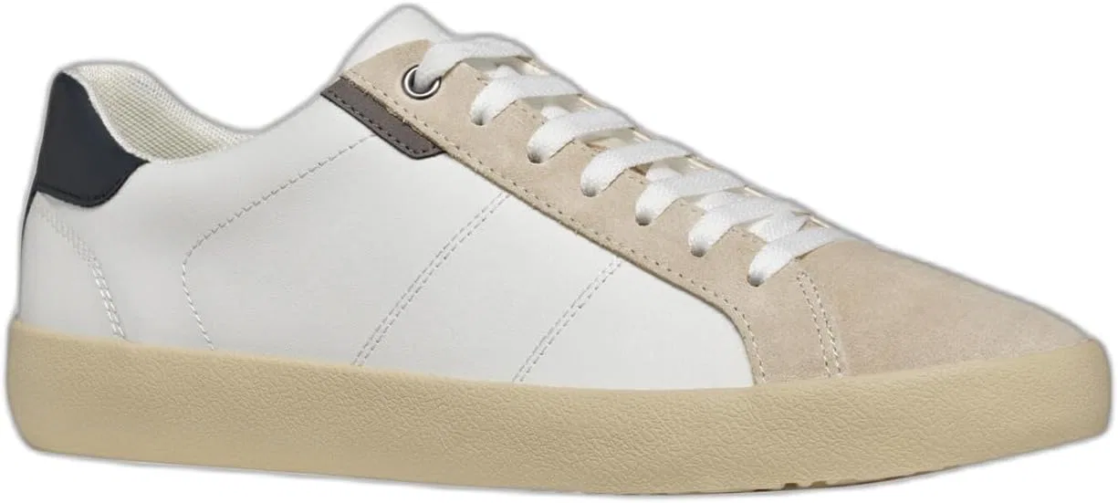 Мужские кроссовки Geox U Affile ASneaker, White Lt Taupe — фото 3