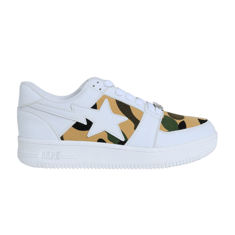 

Кроссовки BAPE Bapesta Low M1 '1st Camo - White', белый