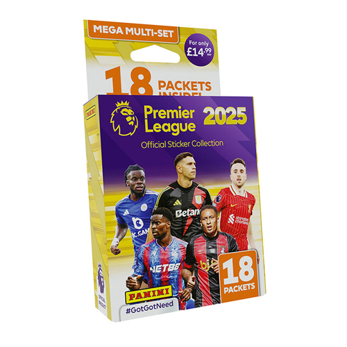 

Карточная игра Premier League 2025 Official Sticker Collection – Mega Multiset