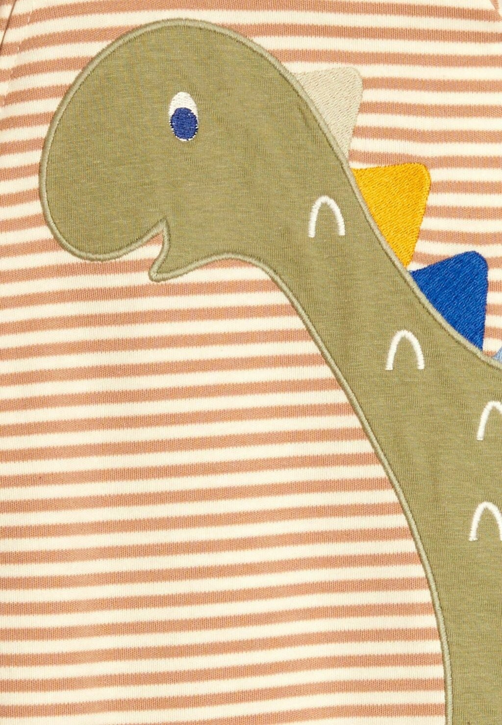 

Костюм для сна DINO APPLIQUÉ ZIP REGULAR FIT JoJo Maman Bébé, бежевый