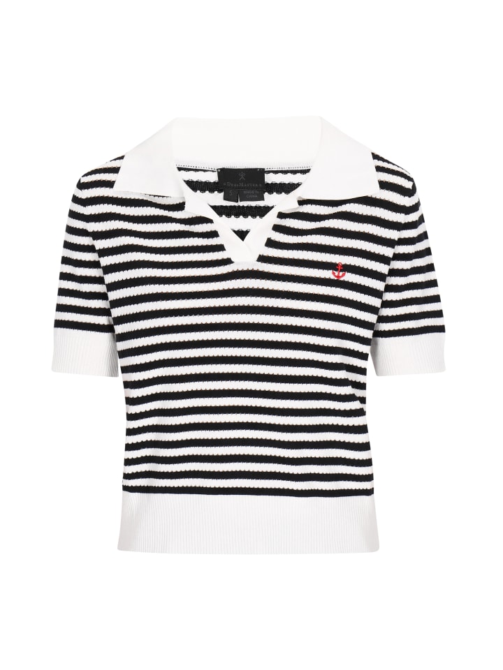 

Футболка DreiMaster Klassik, цвет offwhite black stripe