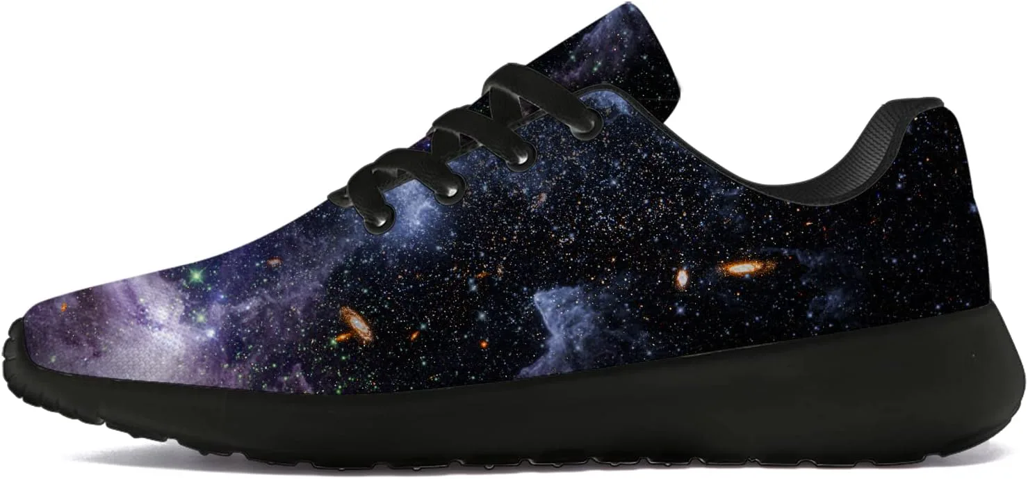 Кроссовки Horethy Galaxy для женщин и мужчин, беговые кроссовки, дышащие кроссовки для ходьбы и тенниса, космические кроссовки, подарки — фото 2
