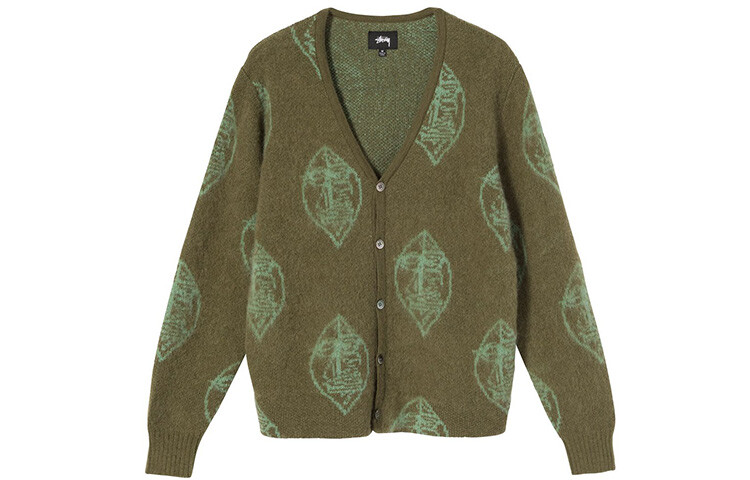 

Свитер унисекс Stussy, зеленый