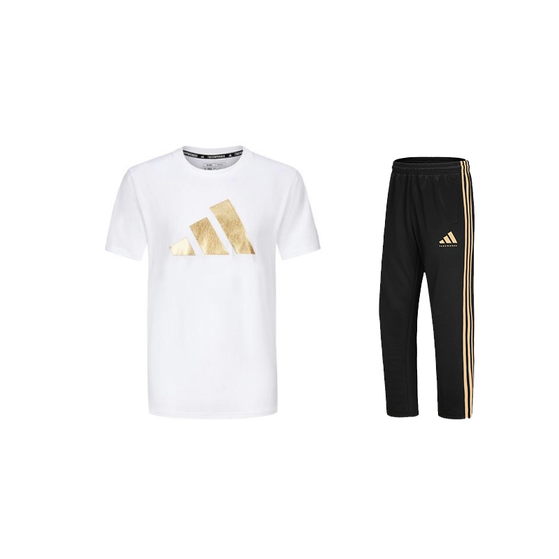 

Adidas Комплект для тхэквондо Casual Unisex White Gold+Black Gold