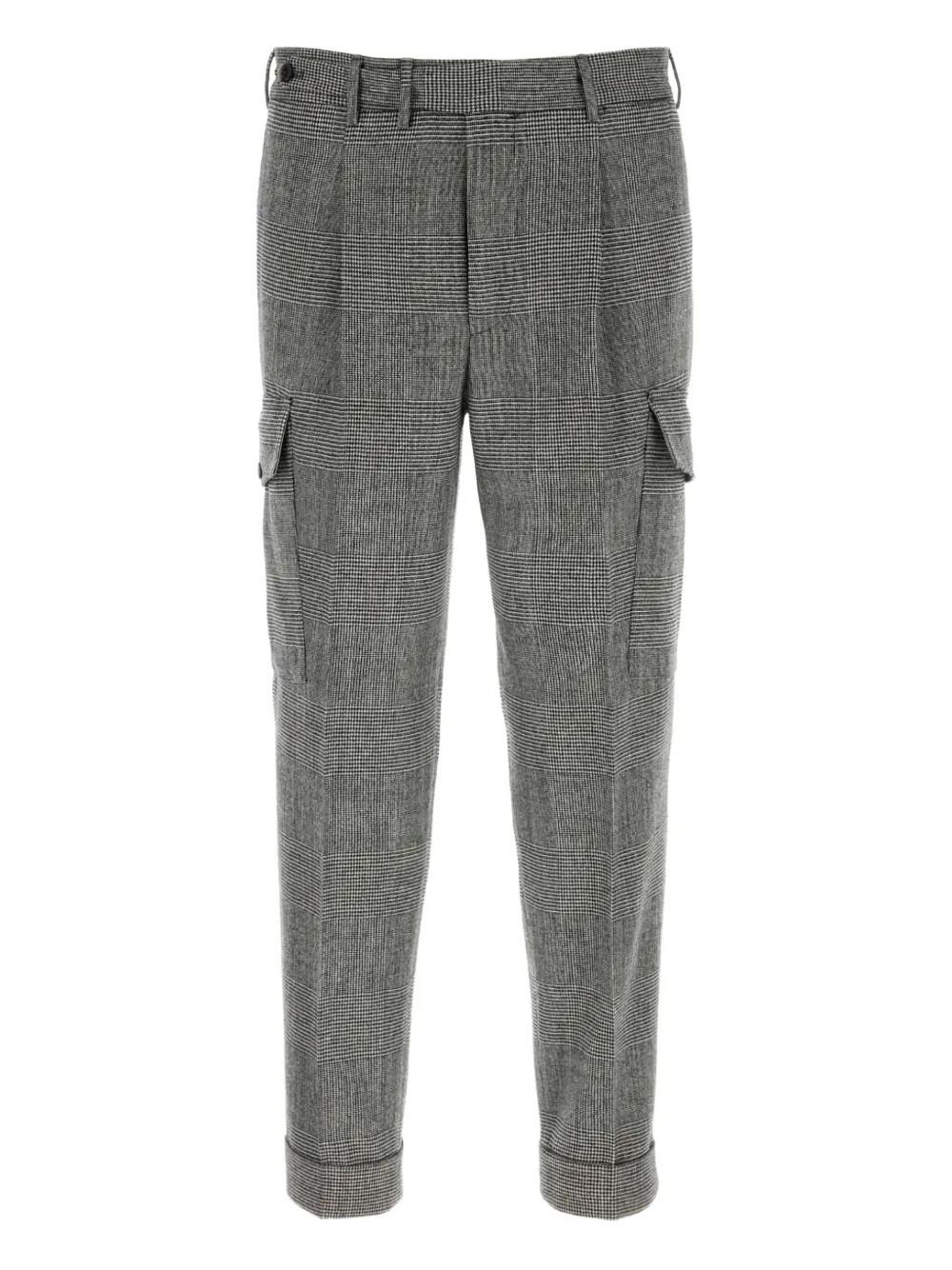 

Брюки с вышивкой Pt Torino, серый