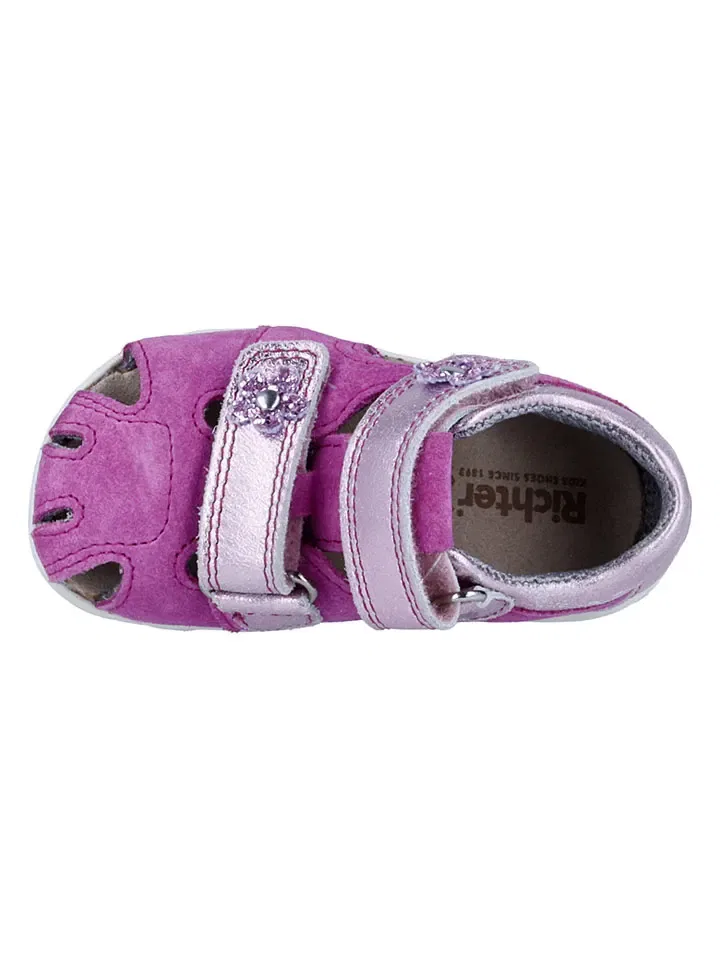 Сандалии кожаные розовые Richter Shoes — фото 4