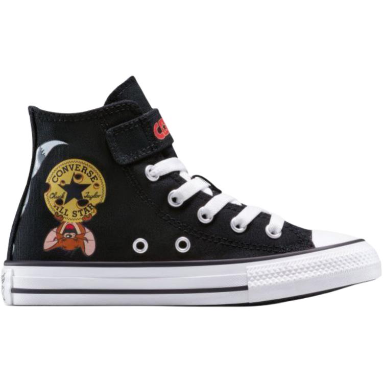 Том и Джерри x CHUCK TAYLOR детские высокие кеды из холста для детей от 3 до 7 лет Converse, черный — фото 2