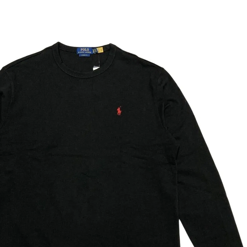 Свитшот классический Polo Ralph Lauren мужской черный — фото 3