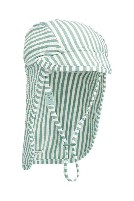 

Детская кепка с козырьком Cecilia Seersucker Swim Hat Liewood, бирюзовый