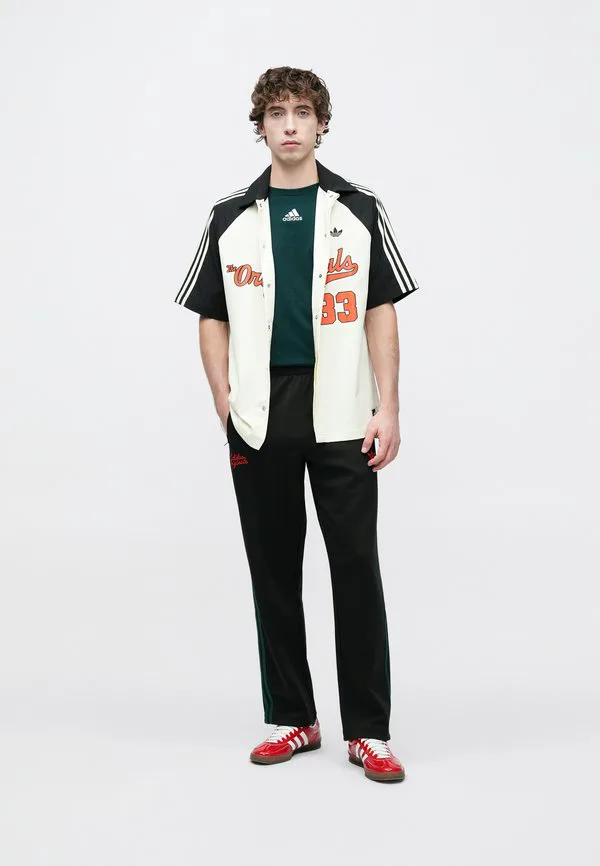 Спортивные штаны спортивные штаны Adidas Originals, Black/Collegiate Green — фото 3