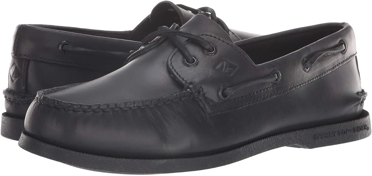 Мужские низкие ботинки Sperry Authentic Original 2-Eye 0836981, черный — фото 2