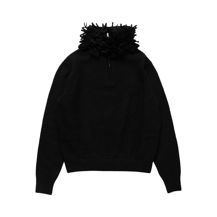 

Свитер Alexander McQueen Mohair Fringes Sweater, Black