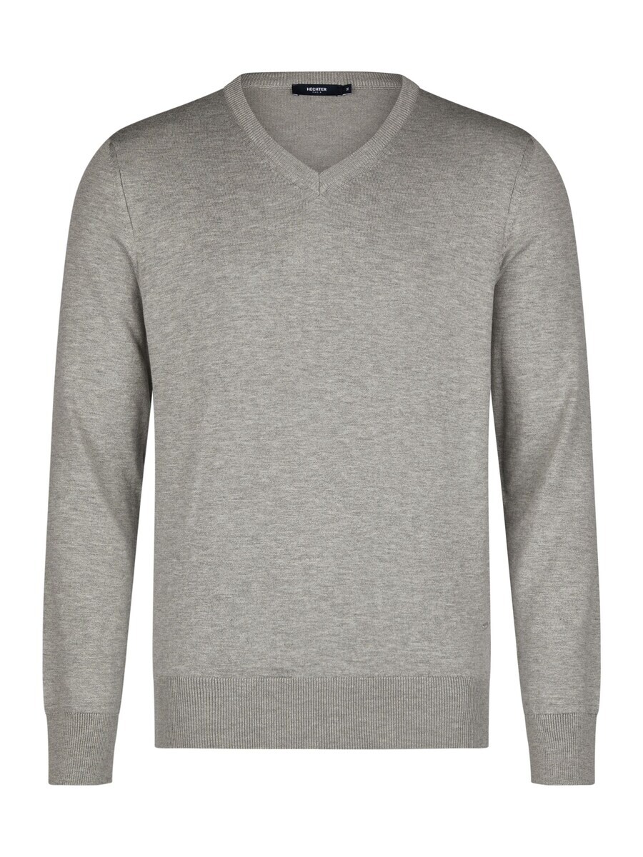 

Свитер с v-образным вырезом HECHTER PARIS Sweater, серый