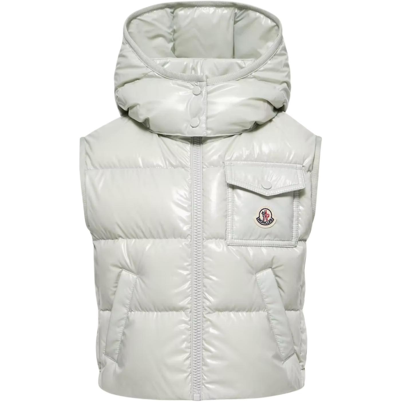 

Пуховик Down Vest SS26 Kamile Kids' Moncler, светло-зеленый