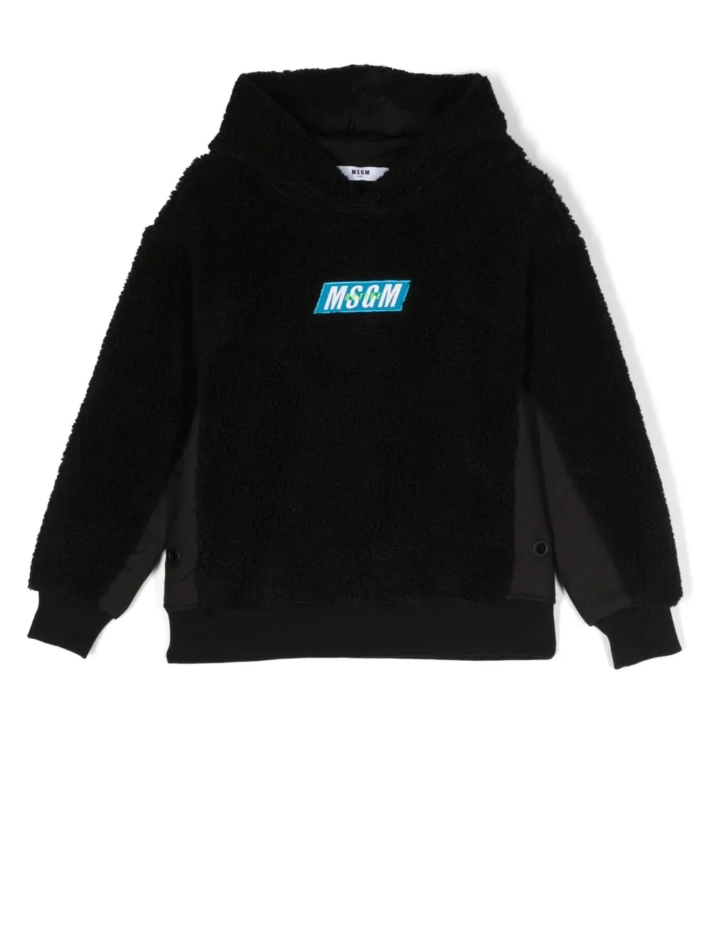 

Худи с вышитым логотипом MSGM Kids, черный