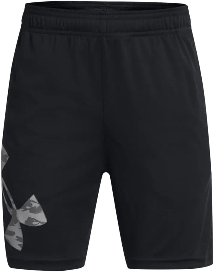 Детские шорты Under Armour Tech с большим логотипом, (002) Black//Castlerock